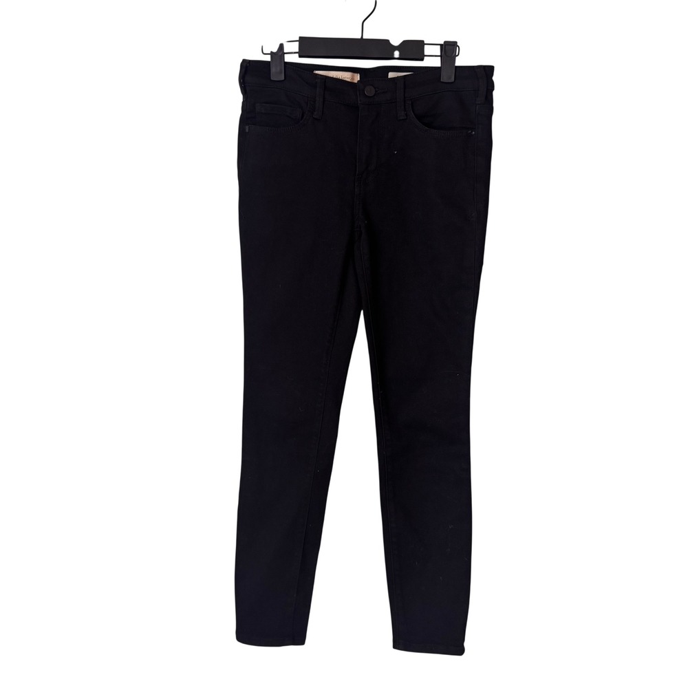 Pilcro and the Letterpress Serif Skinny Jeans Black Mid Rise‎ Denim Pants 28